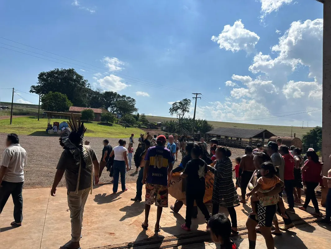Indígenas pediram demarcação de terras em protesto na quarta (6)