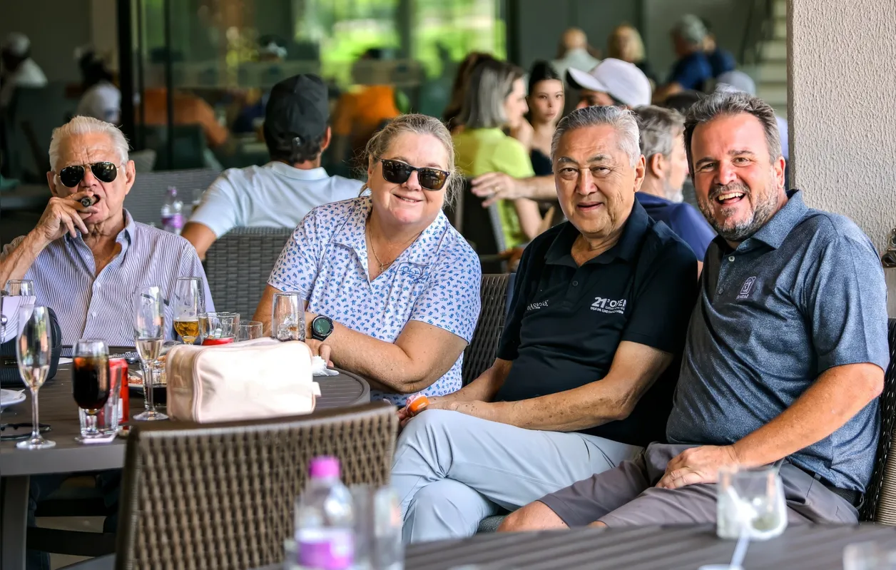 Ivan Fuganti, Jovana Fuganti, Luiz Carlos Miguita e Fabio Marin