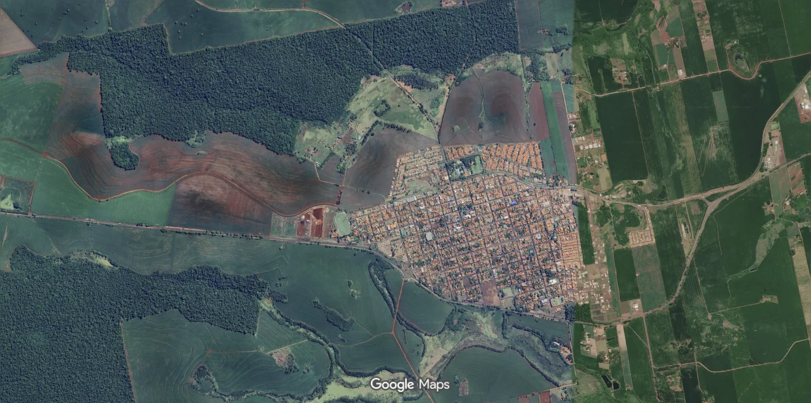 Santa Mariana vista de cima