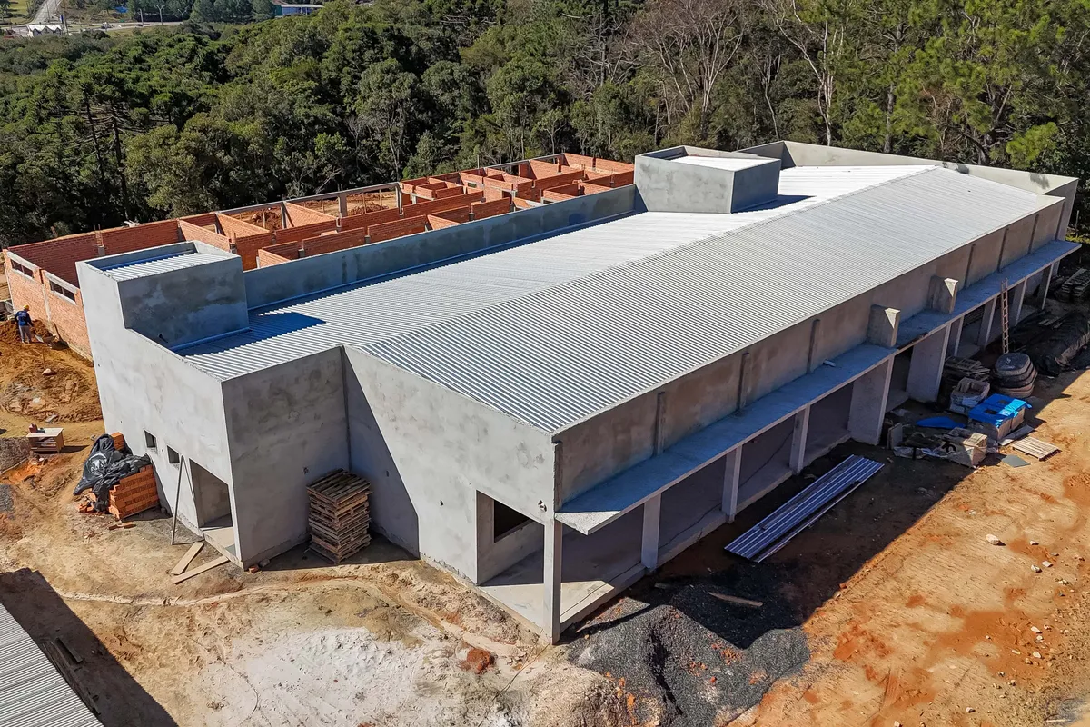 Piên, 29 de julho de 2025 - Está em construção na cidade na Região Metropolitana de Curitiba (RMC) a nova sede da Apae.