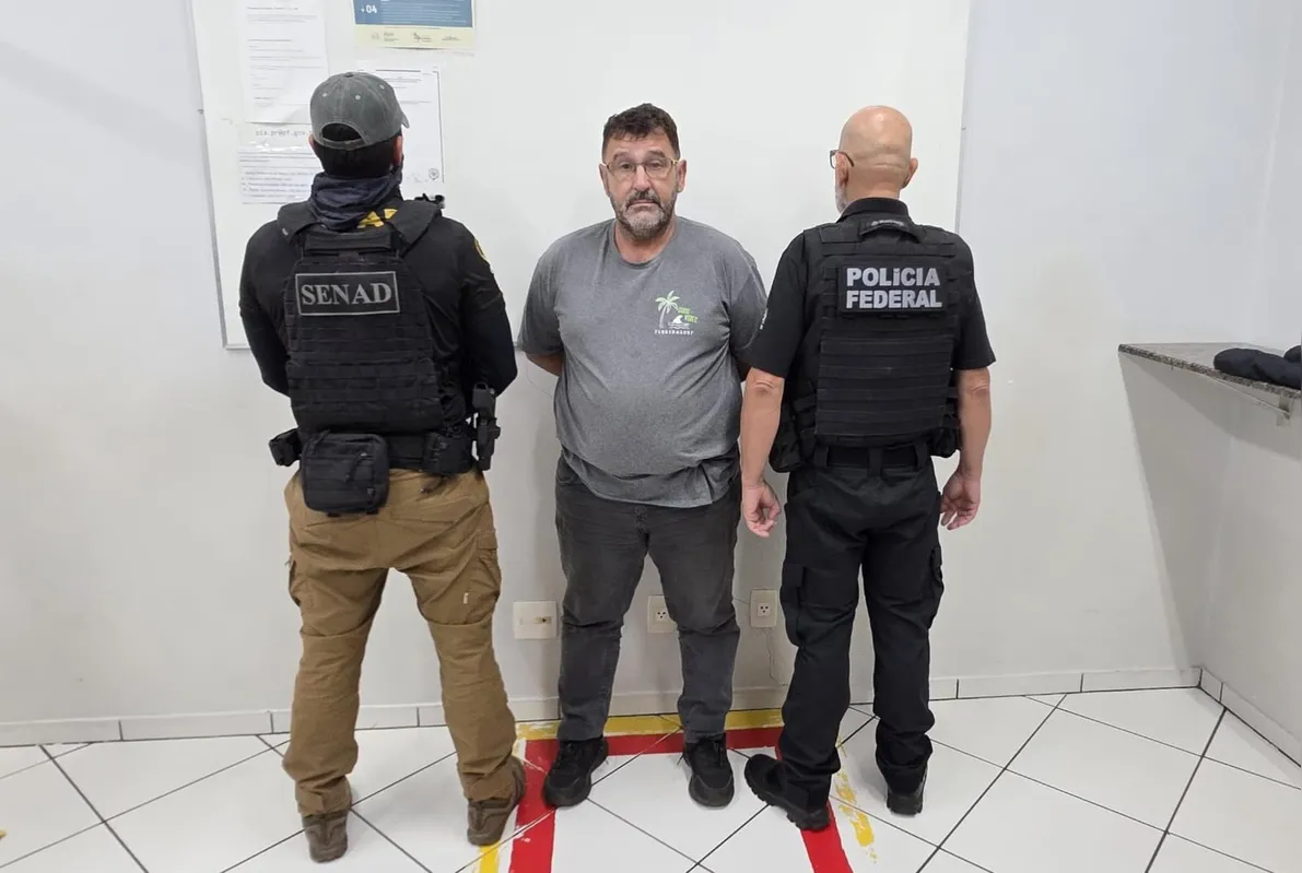 Imagem ilustrativa da imagem Polícia do Paraguai divulga fotos da prisão de Marcos Panissa
