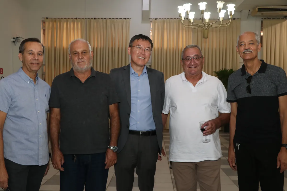 Delei Ribeiro, Irineu Pesarin, o delegado chefe da Polícia Federal de londrina Kandy Takahashi, Francisco Alves e Fabio França
