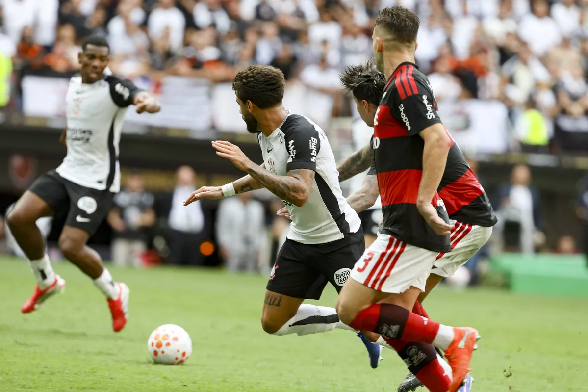 Imagem ilustrativa da imagem Timão vence Flamengo e conquista o bicampeonato da Supercopa do Brasil