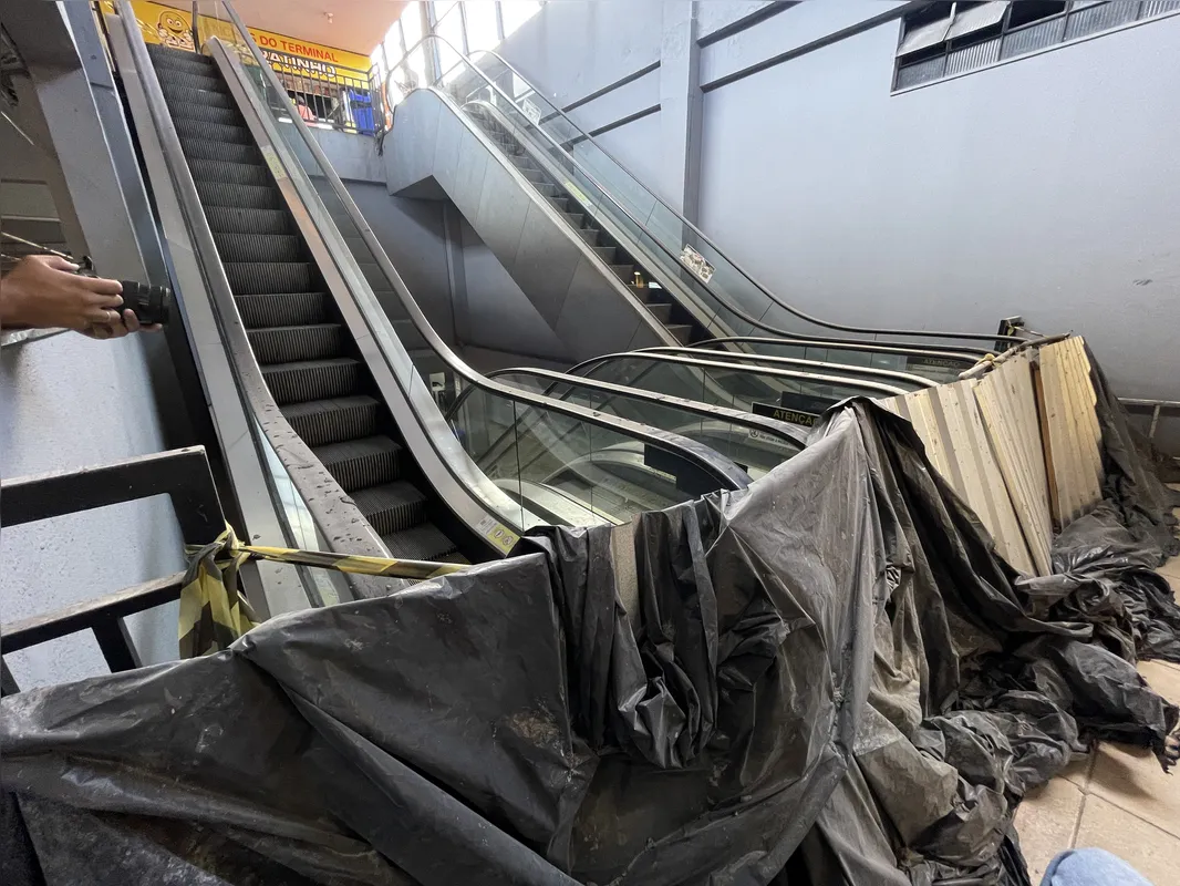 Imagem ilustrativa da imagem Reforma no Terminal de Londrina atinge apenas 8%