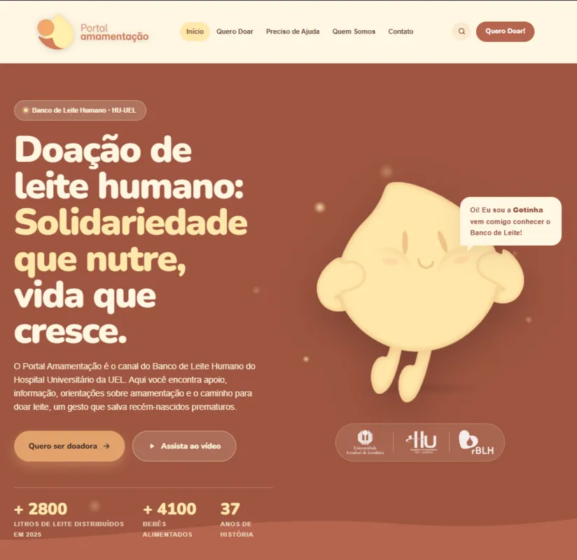 Imagem ilustrativa da imagem Banco de Leite Humano de Londrina lança Portal da Amamentação