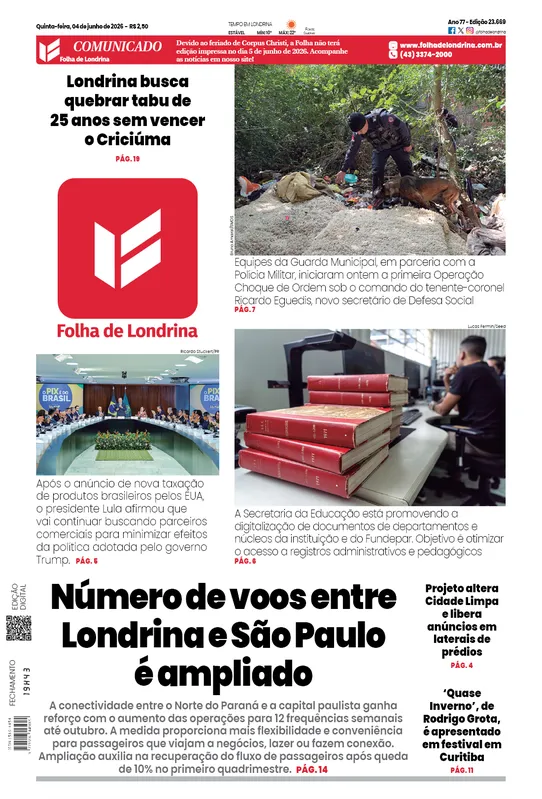 Imagem ilustrativa da imagem Capa 04/06/2026