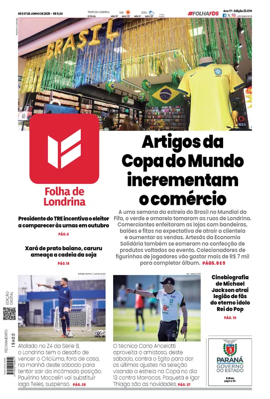 Imagem ilustrativa da imagem Capa 06/06/2026
