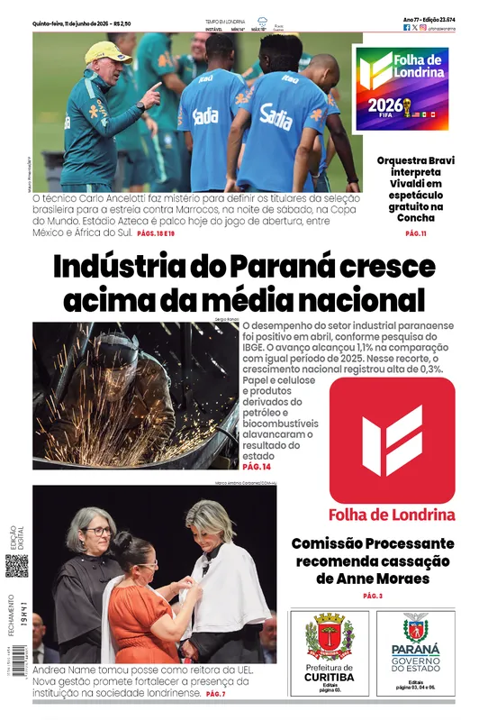 Imagem ilustrativa da imagem Capa 11/06/2026