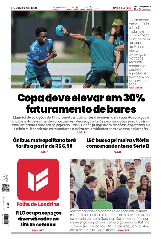 Imagem ilustrativa da imagem Capa 13/06/2026