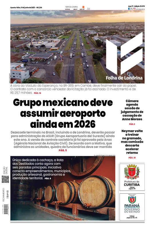 Imagem ilustrativa da imagem Capa 17/06/2026.