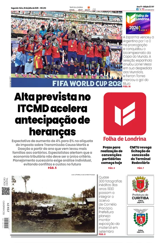 Imagem ilustrativa da imagem Capa 20/07/2026