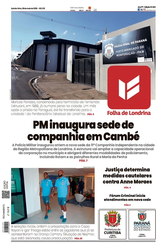 Imagem ilustrativa da imagem Capa 28/05/2026