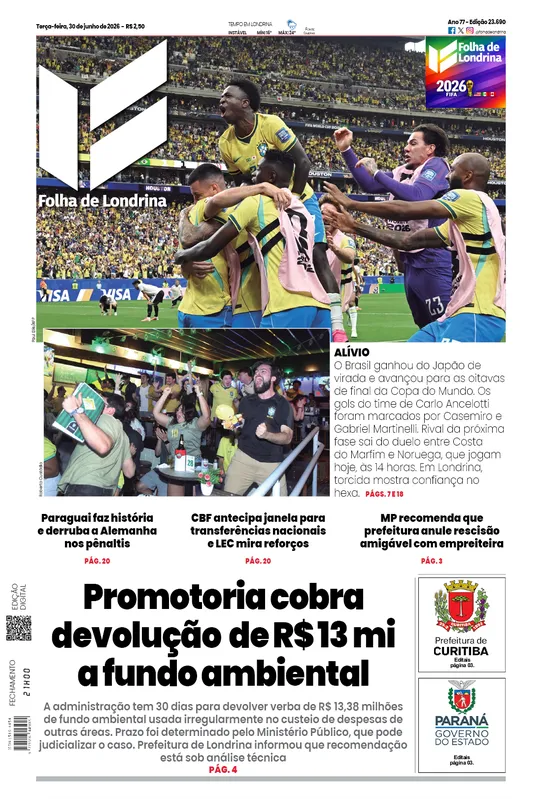 Imagem ilustrativa da imagem Capa 30/06/2026