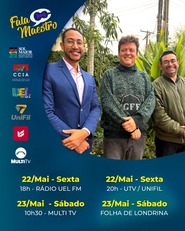 Imagem ilustrativa da imagem #EP249 – MUITA EMOÇÃO E MUITA ALEGRIA NO FALA MAESTRO!