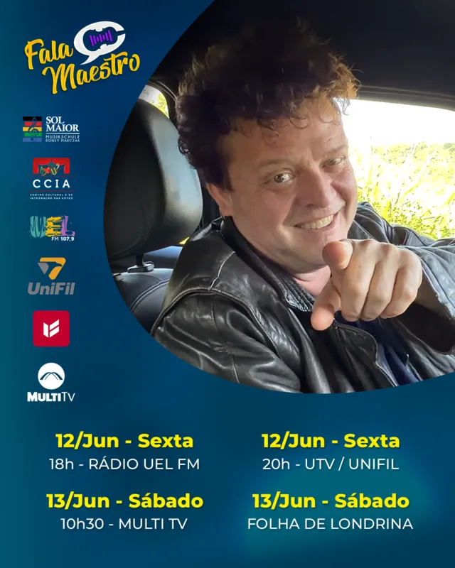 Imagem ilustrativa da imagem #EP252 – PROGRAMA FALA MAESTRO COM RONEY MARCZAK HÁ 05 ANOS NO AR