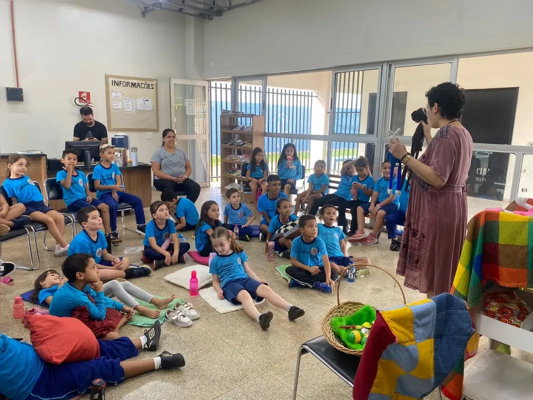 A turma do segundo ano de 2024 da Escola Leonor Maestri de Held foi uma das que receberam o prêmio Alfabetiza Juntos