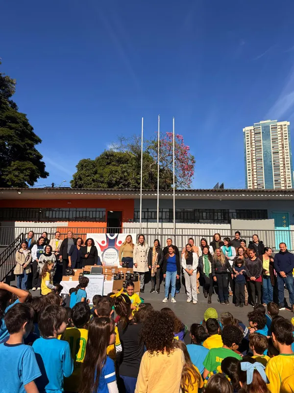 Na Escola Norman Prochet, o resultado é comemorado como conquista de um trabalho contínuo desenvolvido desde a Educação Infantil até o 5º ano