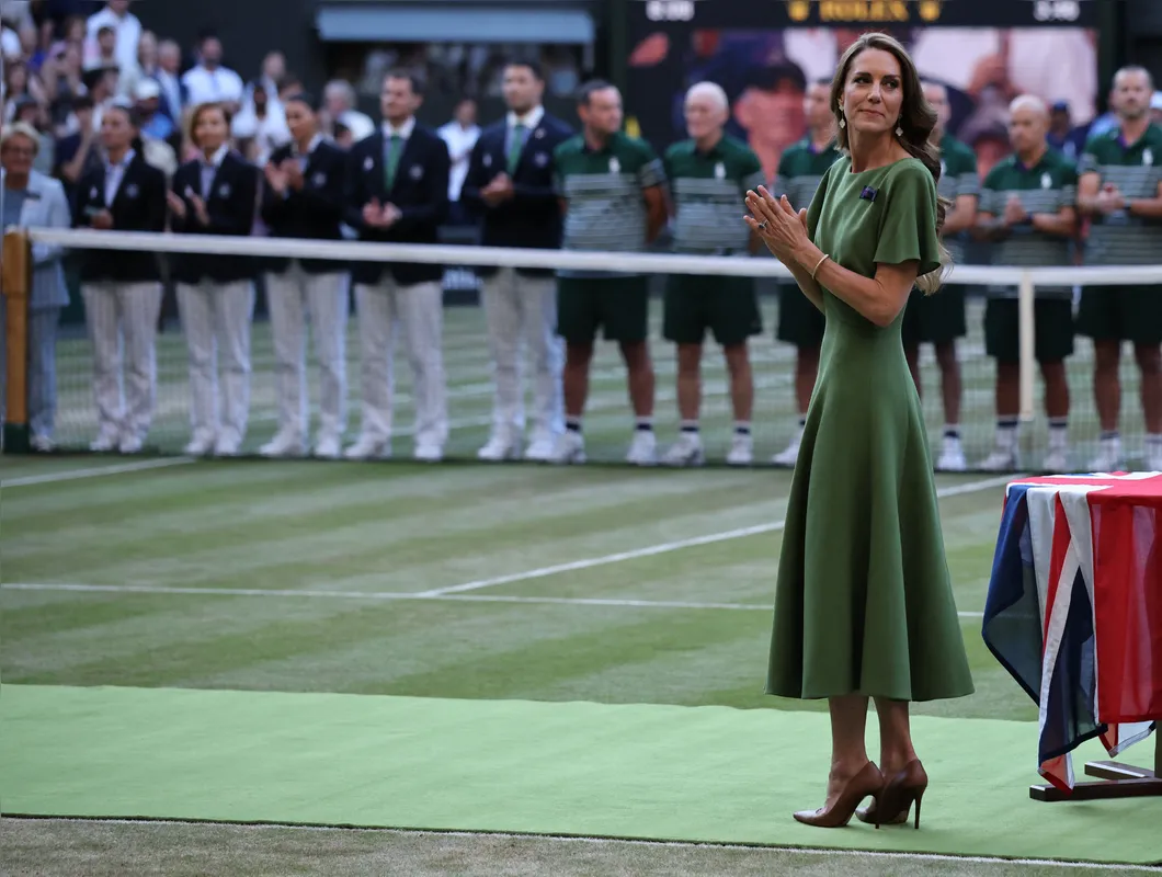 Catherine, Princesa de Wales na final do Campeonato de Wimbledon 2026