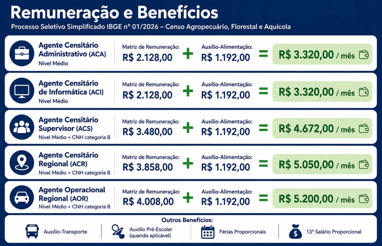 Imagem ilustrativa da imagem Inscrições para processo seletivo do IBGE terminam nesta quarta