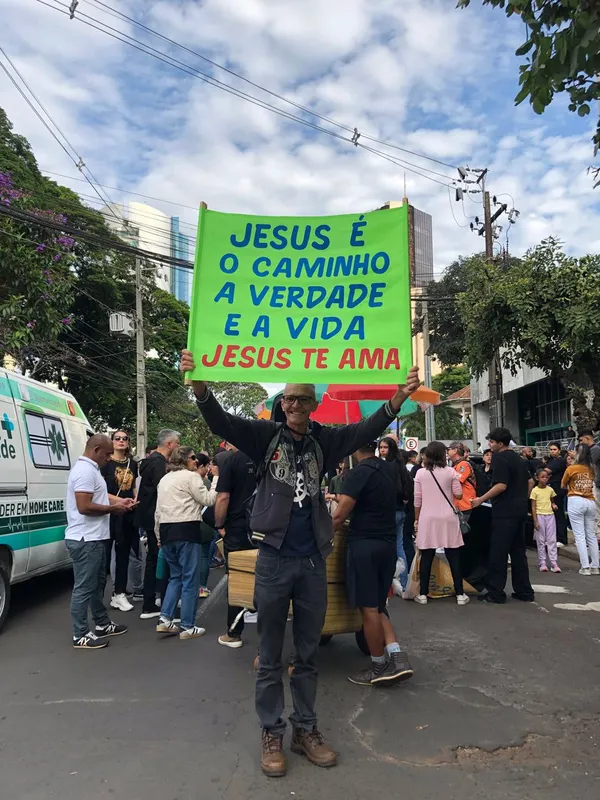 O músico Vimbar dos Reis Sales participou do evento em Londrina