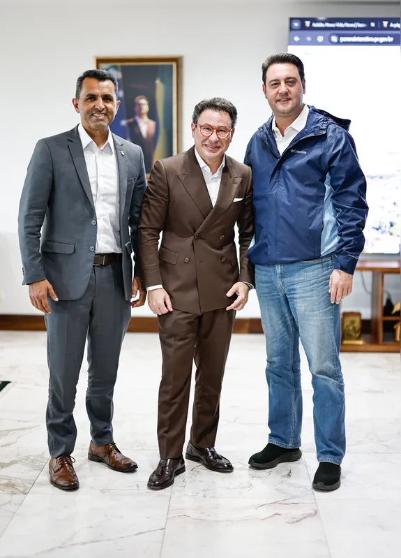 Marcos Tordoro, Flávio Pamplona e Ratinho Jr.