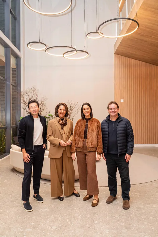 Rodolfo Sugeta, Luiza e Thaisa Bohrer, Marcelo Resquetti