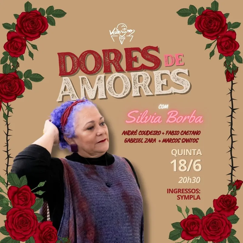 Imagem ilustrativa da imagem Silvia Borba canta a dor de cotovelo no show 'Dores de Amores'