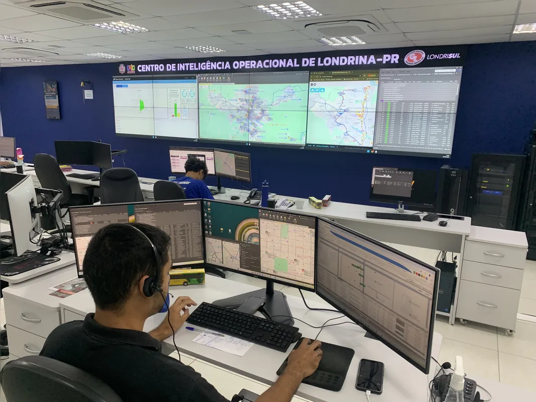 CIOP faz gestão em tempo real do transporte e amplia ainda o status de Londrina como cidade inteligente