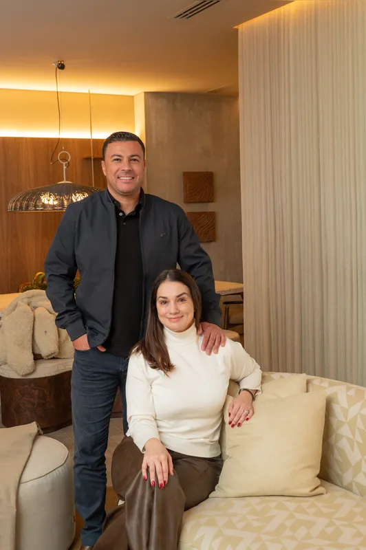 Alexandre Irias e Melina Locatelli