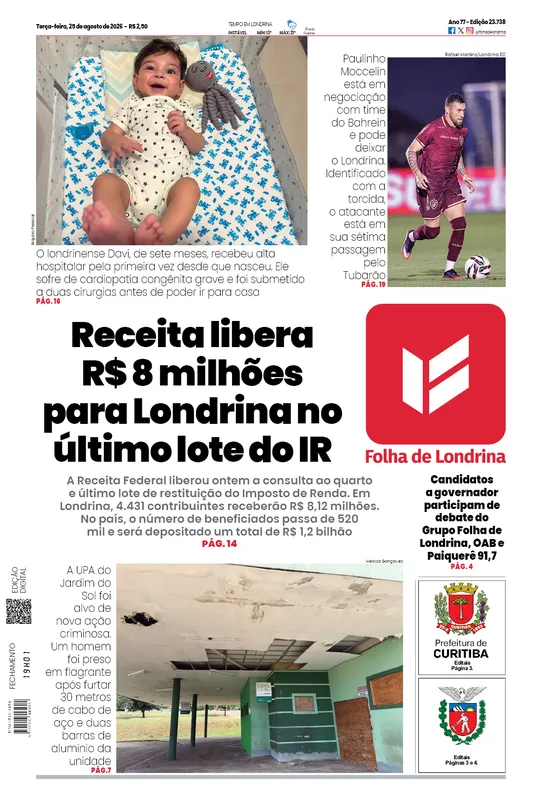Imagem ilustrativa da imagem Capa 25/08/2026
