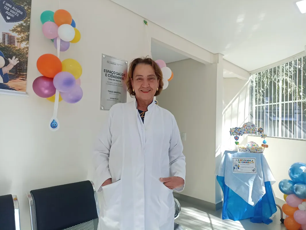Margareth de Araújo Andrade, responsável técnica e enfermeira Espaço Saúde & Cidadania - Casa da Vacina: atendimento eficiente