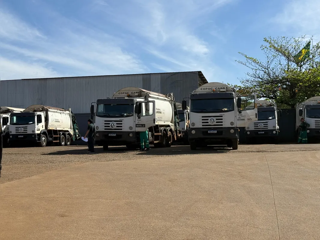 Segundo o contrato, Sistemma deve disponibilizar 17 caminhões de lixo e dois reservas como frota mínima