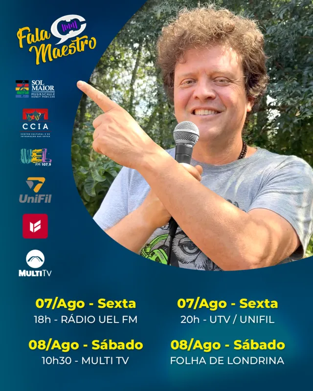 Imagem ilustrativa da imagem VIVA O EPSÓDIO 260 DO FALA MAESTRO COM RONEY MARCZAK!