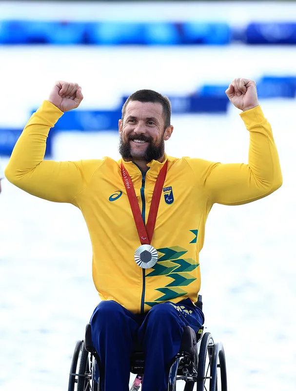 Igor Tofalini foi prata nos 200m VL2 (canoa) nos Jogos Paralímpicos de 2024