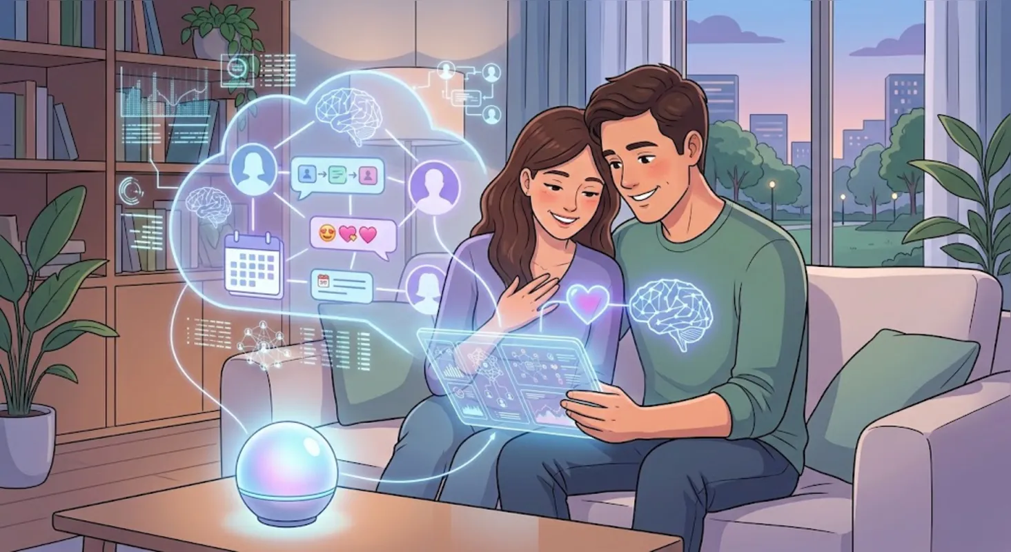 Imagem ilustrativa da imagem A IA já virou a terceira pessoa dos relacionamentos?