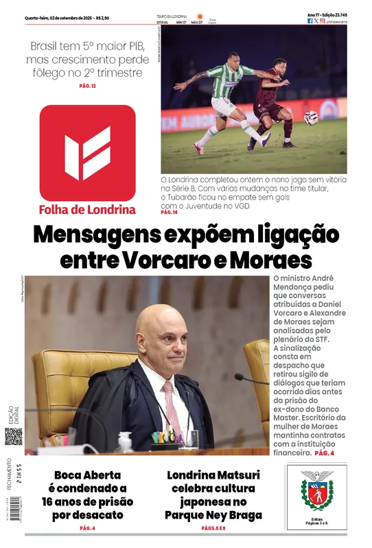 Imagem ilustrativa da imagem Capa 02/09/2026