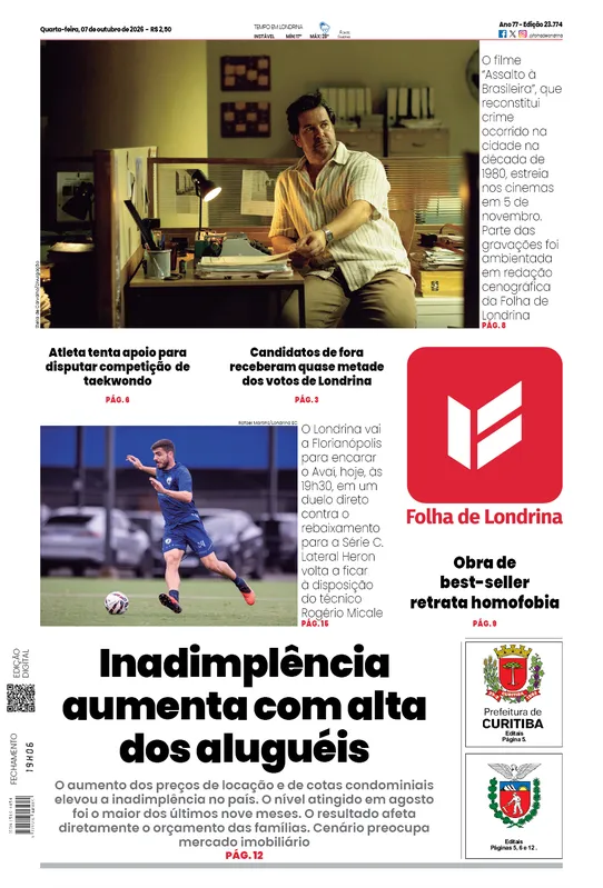 Imagem ilustrativa da imagem Capa 07/10/2026