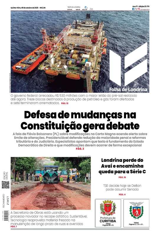Imagem ilustrativa da imagem Capa 08/10/2026