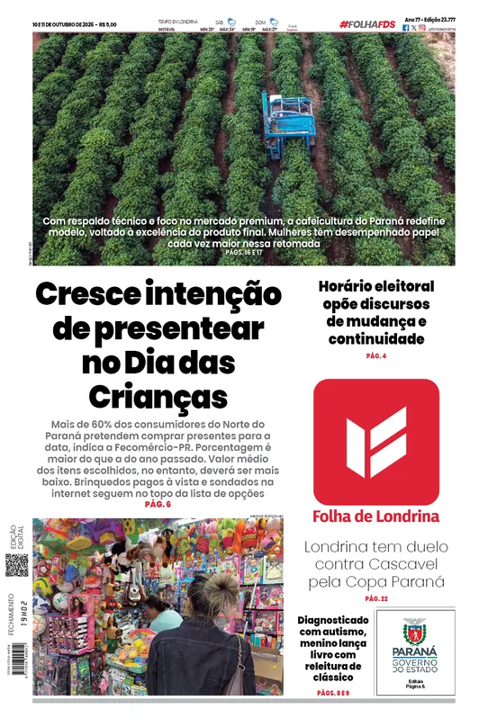 Imagem ilustrativa da imagem Capa 10/10/2026