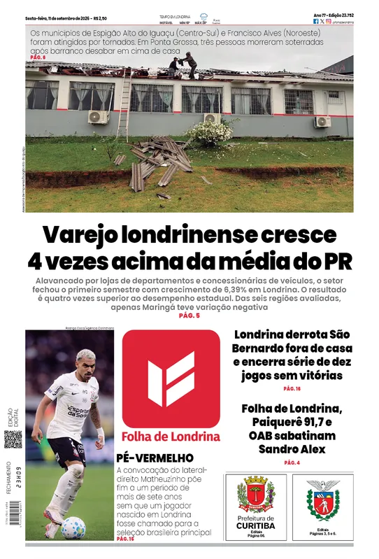Imagem ilustrativa da imagem Capa 11/09/2026