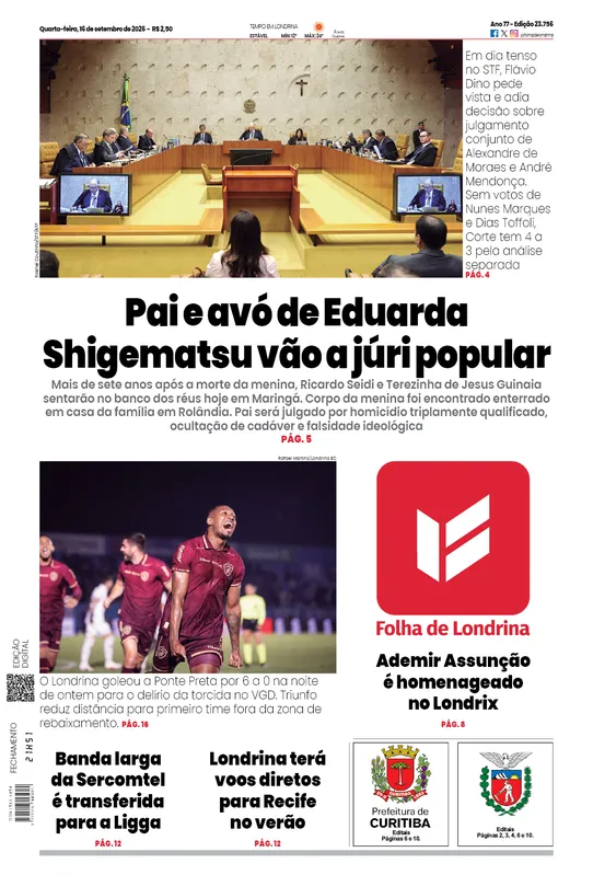 Imagem ilustrativa da imagem Capa 16/09/2026