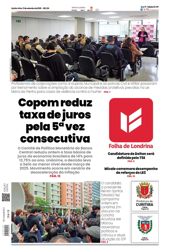 Imagem ilustrativa da imagem Capa 17/09/2026