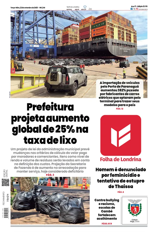 Imagem ilustrativa da imagem Capa 22/09/2026