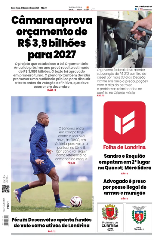 Imagem ilustrativa da imagem Capa 25/09/2026
