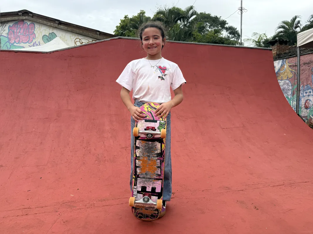 Betina Martins se apaixonou pelo skate aos três anos, por incentivo do pai: 'foi natural'