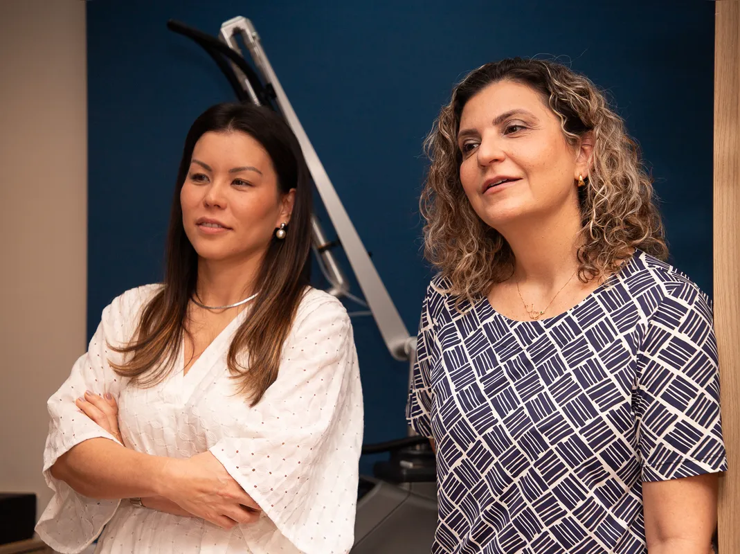 Priscila Taguti e Renata Muarrek