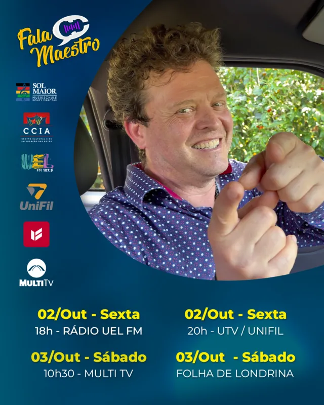 Imagem ilustrativa da imagem #EP268 – Música para todos os gostos e estilos, assim é aqui no FALA MAESTRO!