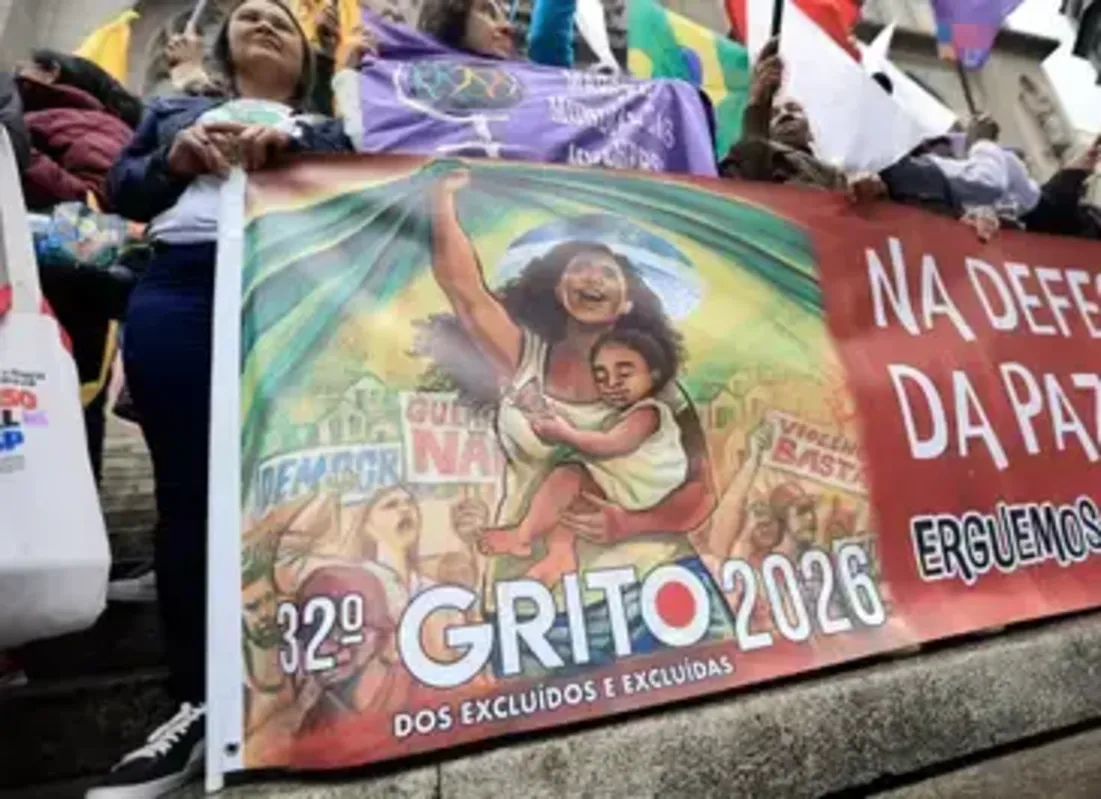 Ato do 32º Grito dos Excluídos em São Paulo