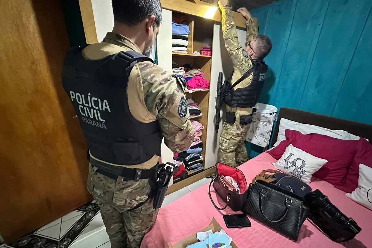Imagem ilustrativa da imagem Megaoperação prende 106 pessoas no Paraná e em mais dois estados