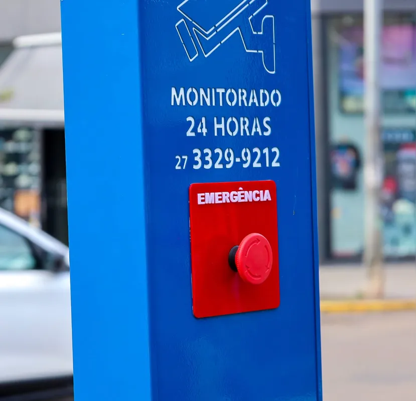 Imagem ilustrativa da imagem Totem de segurança é instalado no centro de Arapongas